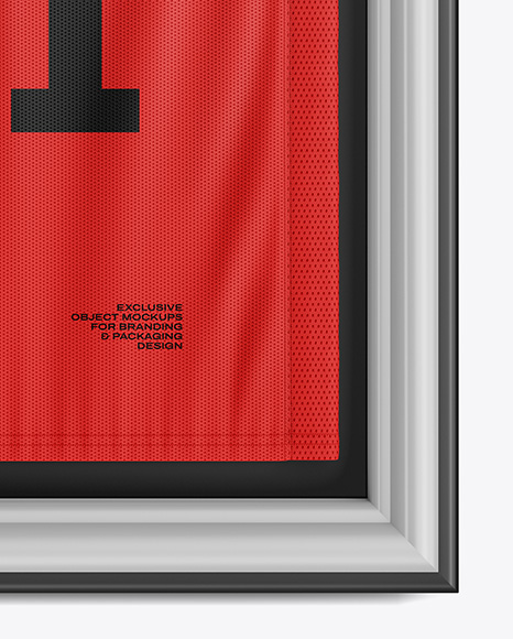 Basketball Jersey in Frame Mockup