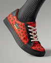 Woman Wearing Sneakers and Socks Mockup