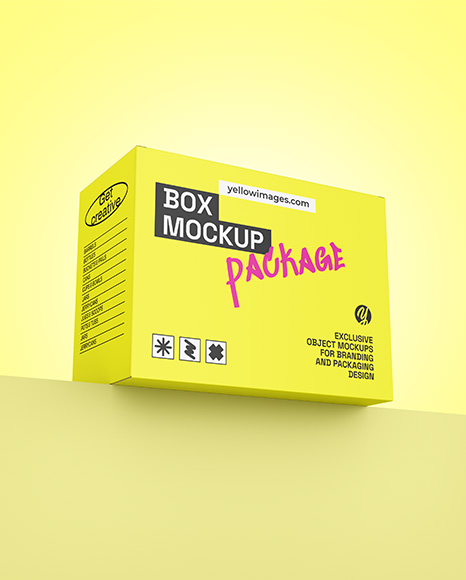 Paper Box Mockup