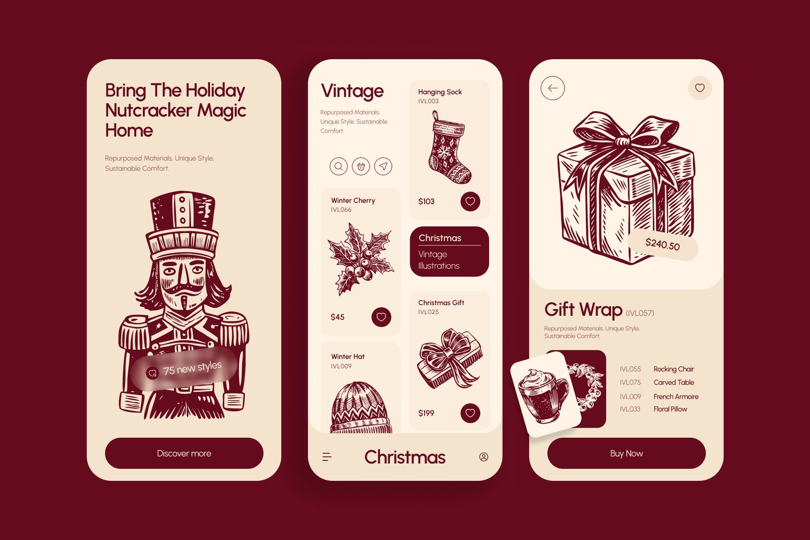 Vintage Christmas Illustrations