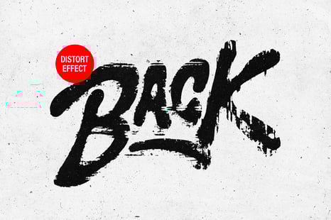 Distort Print Text & Logo Effect - Add-Ons