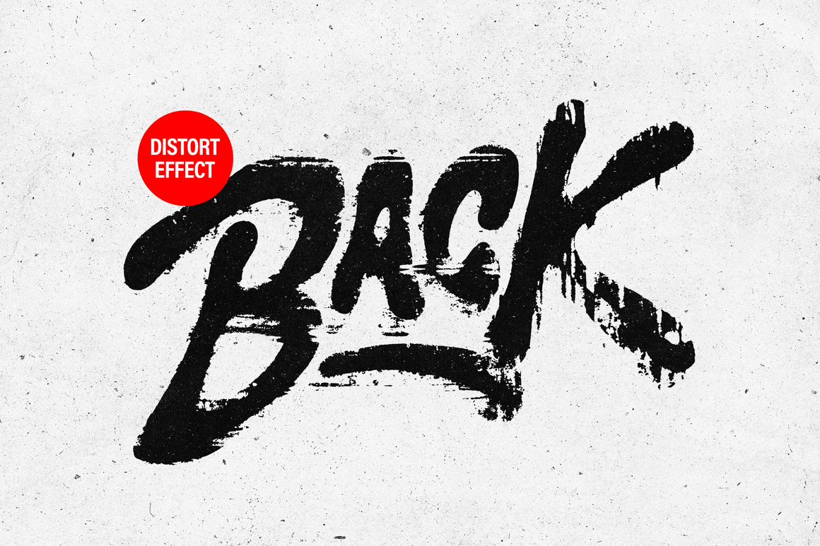 Distort Print Text &amp; Logo Effect