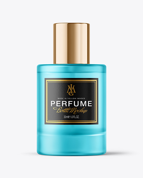 Frosted Glass Perfume Bottle Mockup - Spray bottle mockup