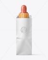 Paper Food Bag with French Hot Dog Mockup