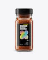 Glass Jar with Cajun Seasoning Mockup