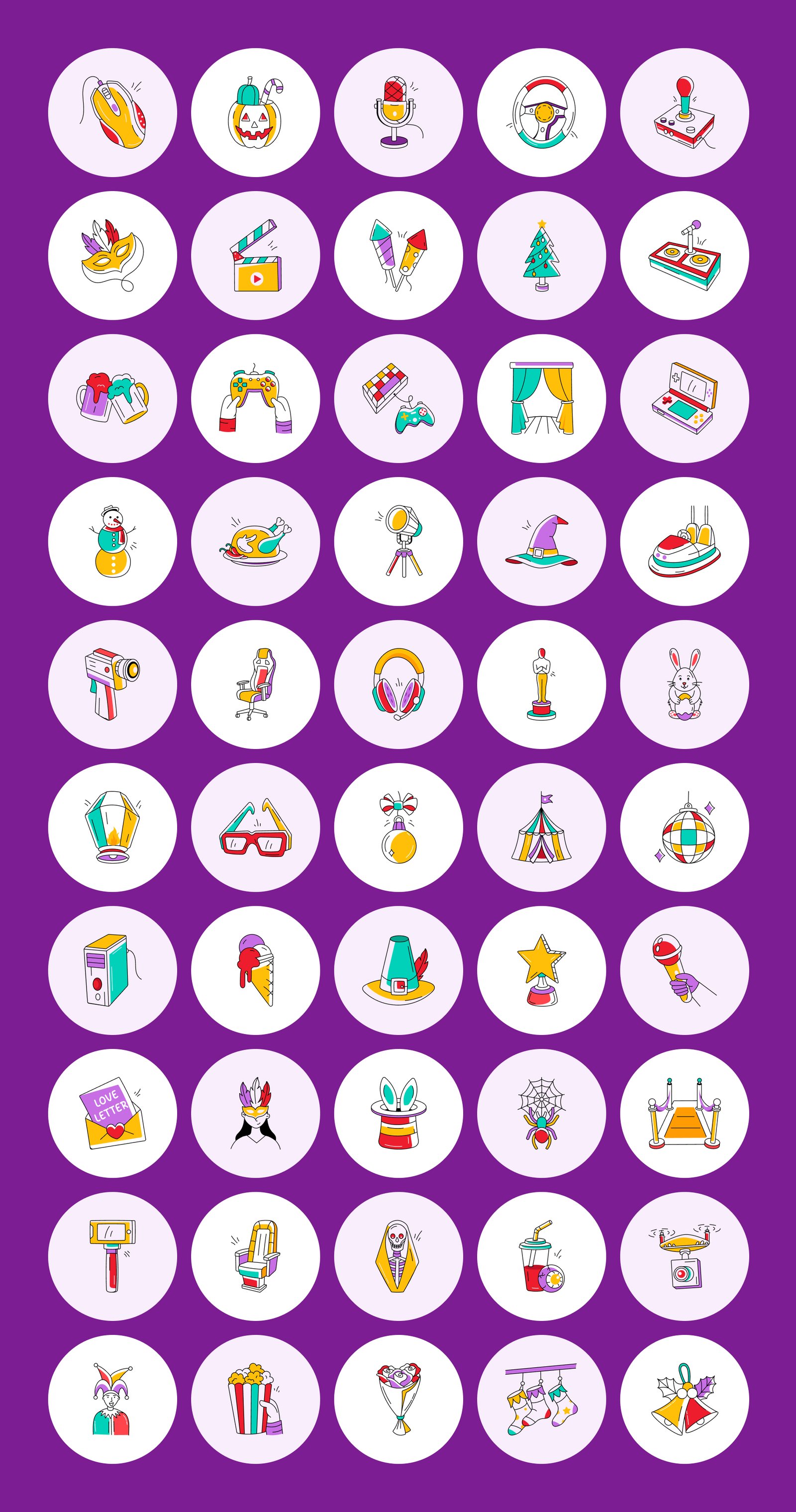 Everyday Doodle Icons Bundle