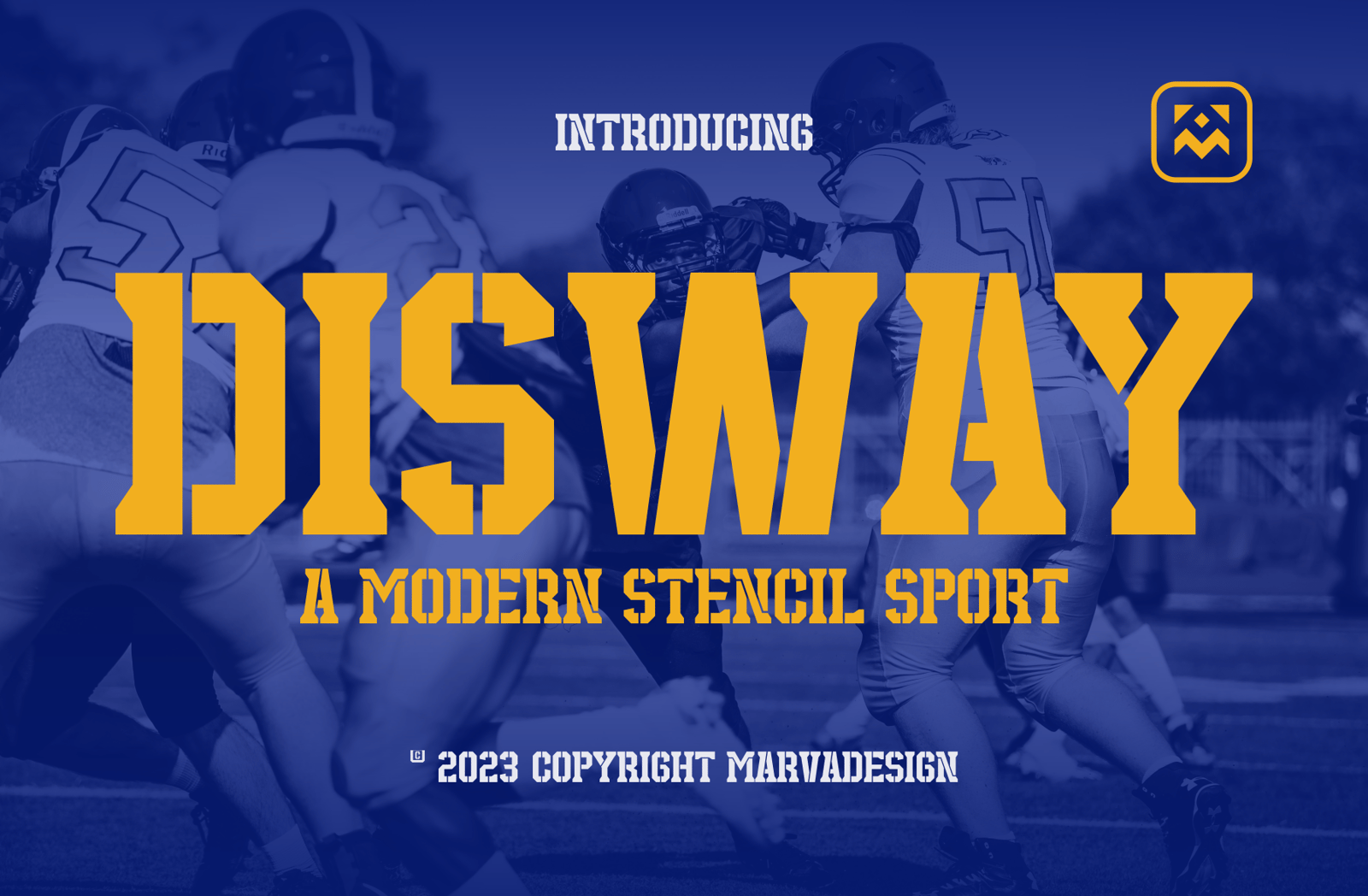 Disway Stencil Slab Font