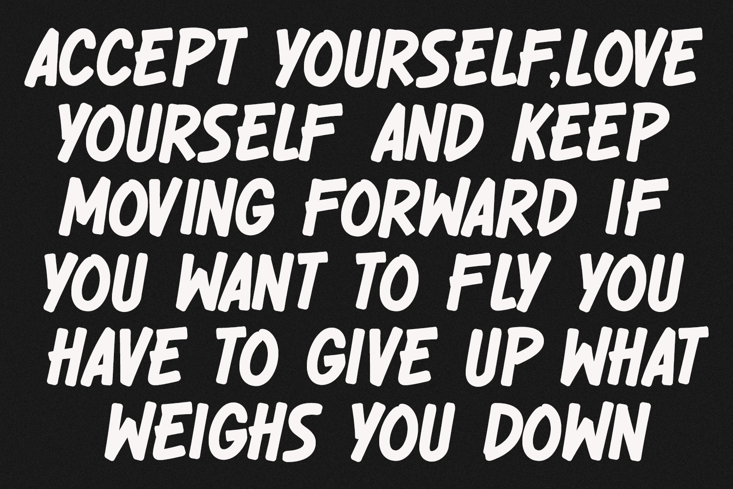 Restea Choco Solid Painted Marker Font