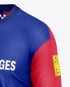 Soccer Kit Mockup - Half Side View