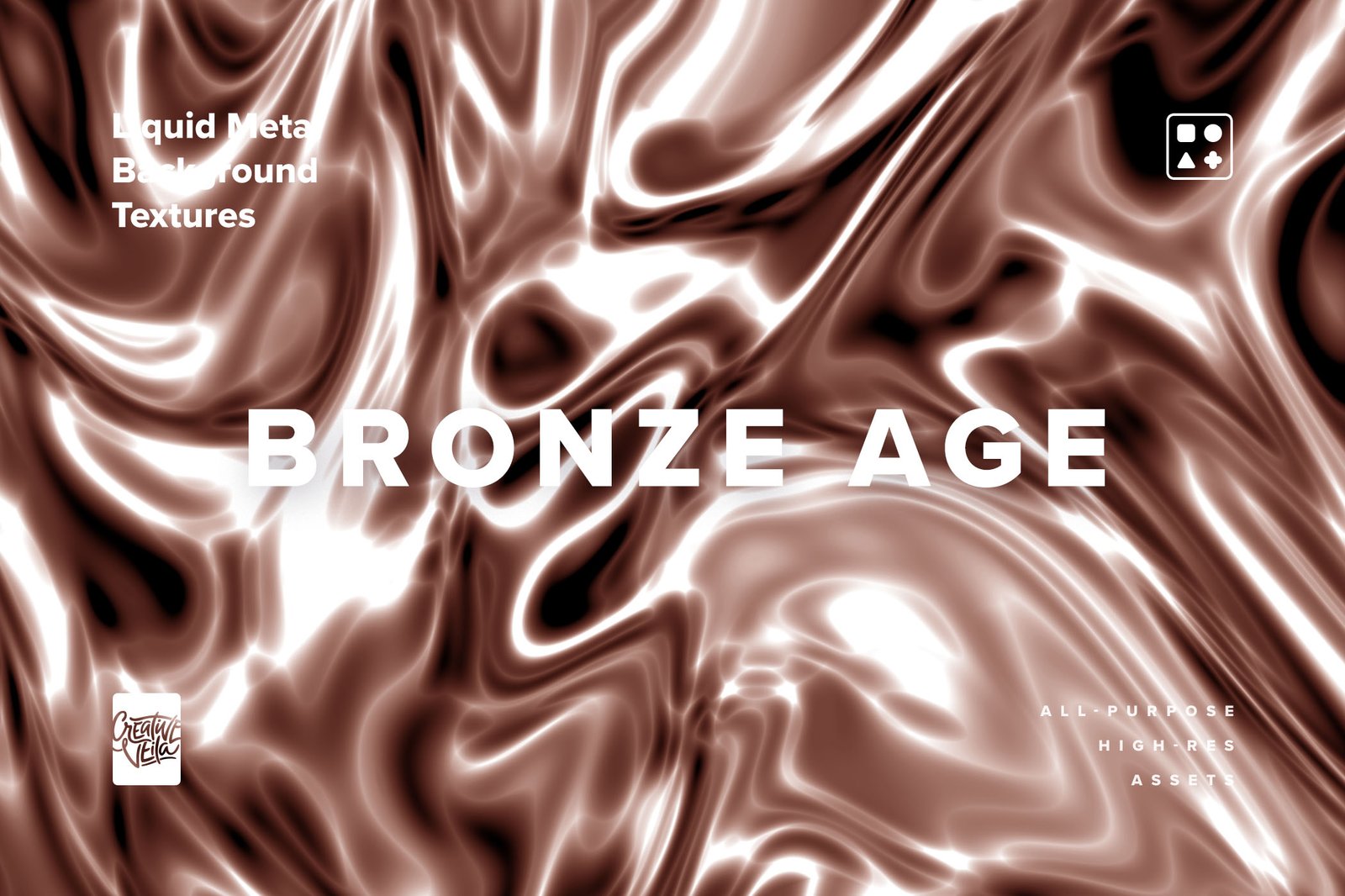 Liquid Metal Background Textures