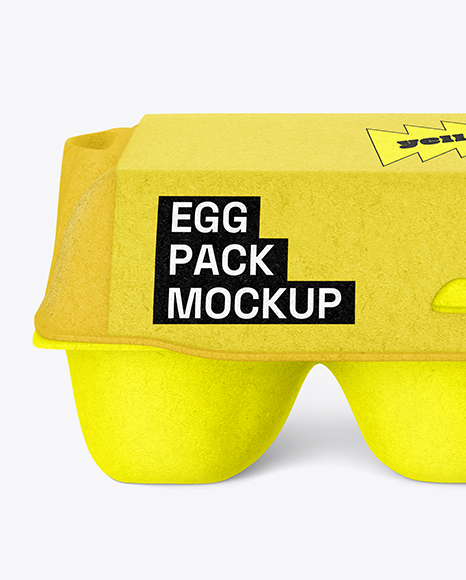 Egg Carton Packaging Mockup