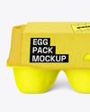 Egg Carton Packaging Mockup