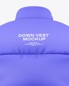 Women's Down Vest Mockup