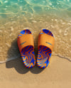 Slide Sandals on the Beach Mockup