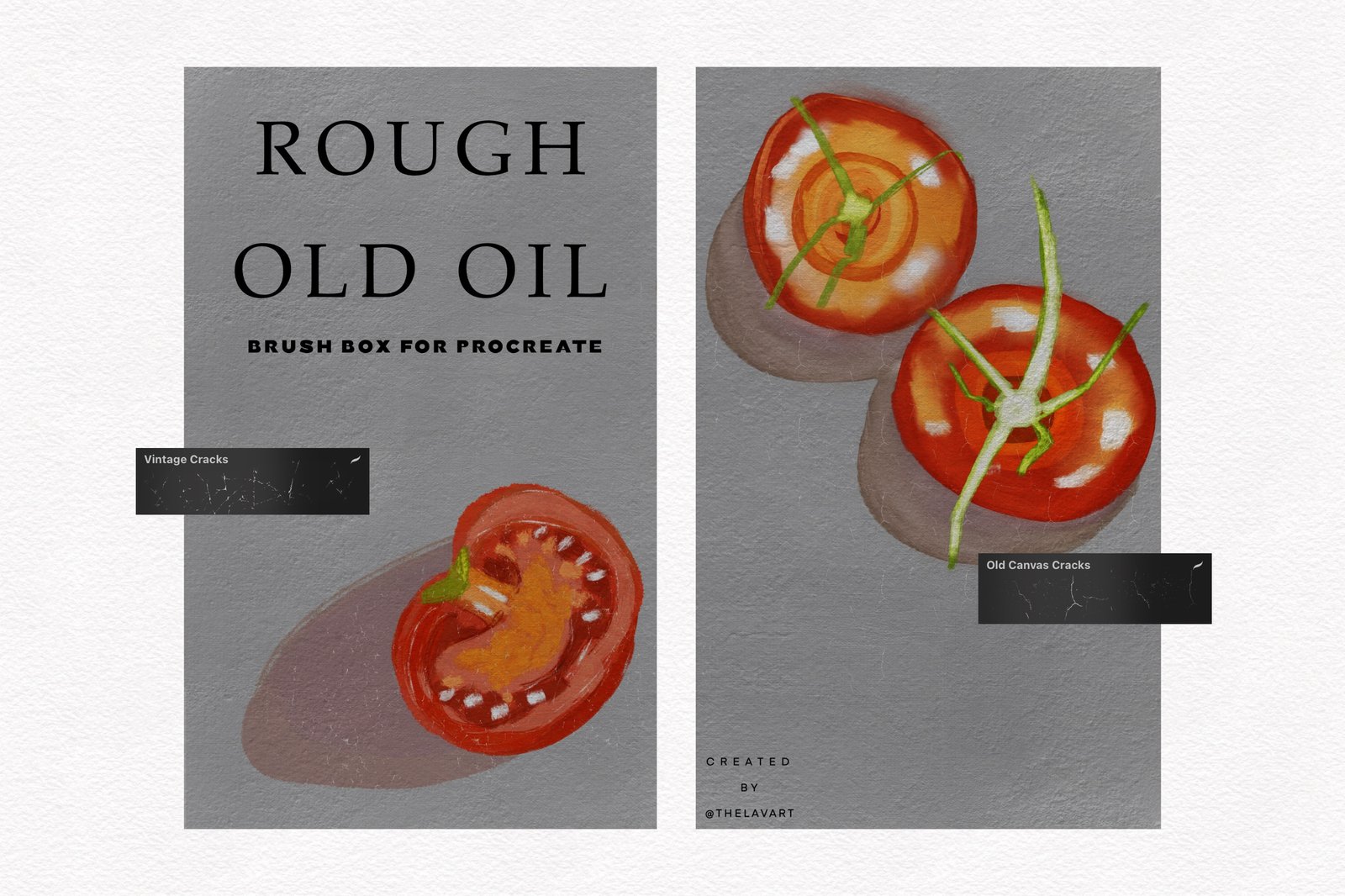 Rough Old Oil Procreate Box