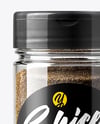 Spice Jar with Grounded Black Pepper Mockup