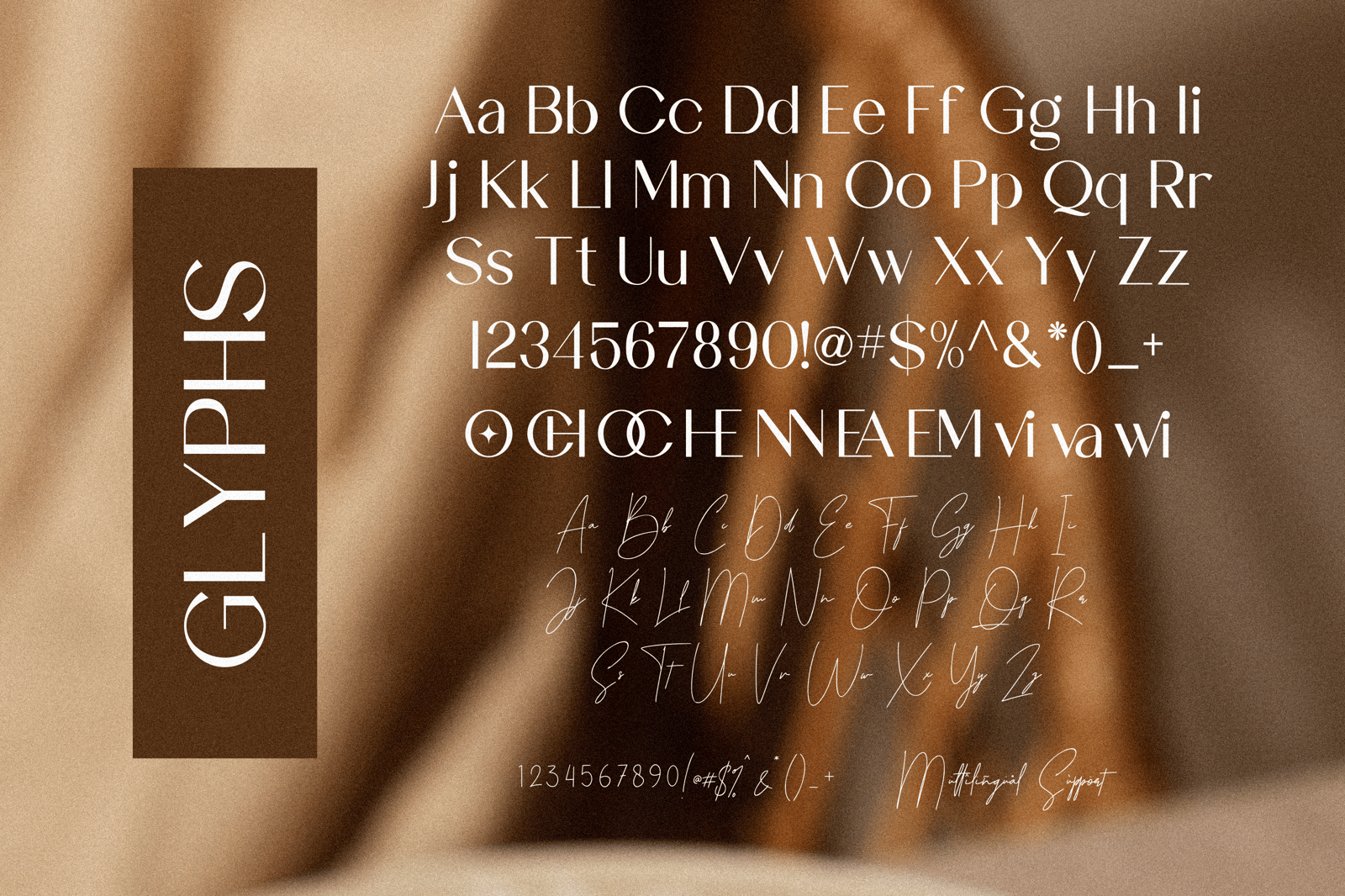 Chovilane Signature Austine - Duo Font, Sans and Signature Font