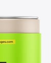 Paper Tube with Tea Mockup