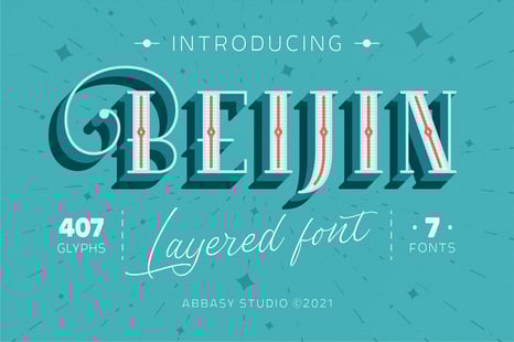 Beijin Layered Font