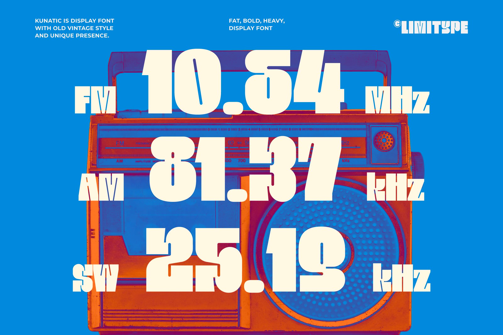Kunatic - Retro Bold Font