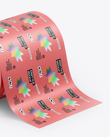 Kraft Paper Roll Mockup