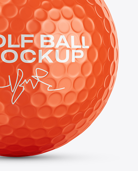 Golf Ball Mockup