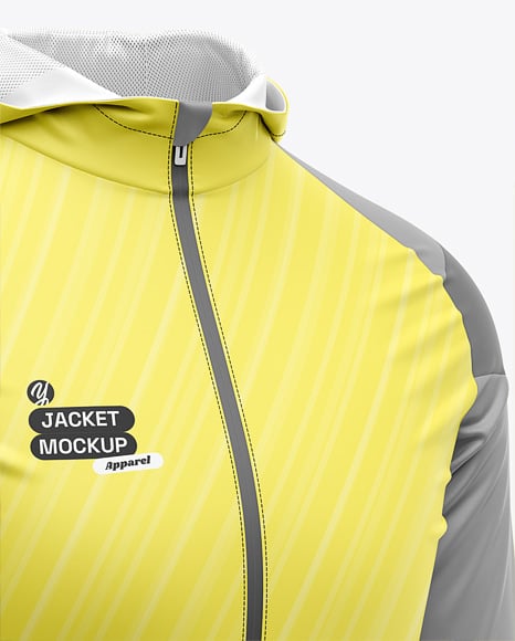 Hooded All Weather Jacket Mockup