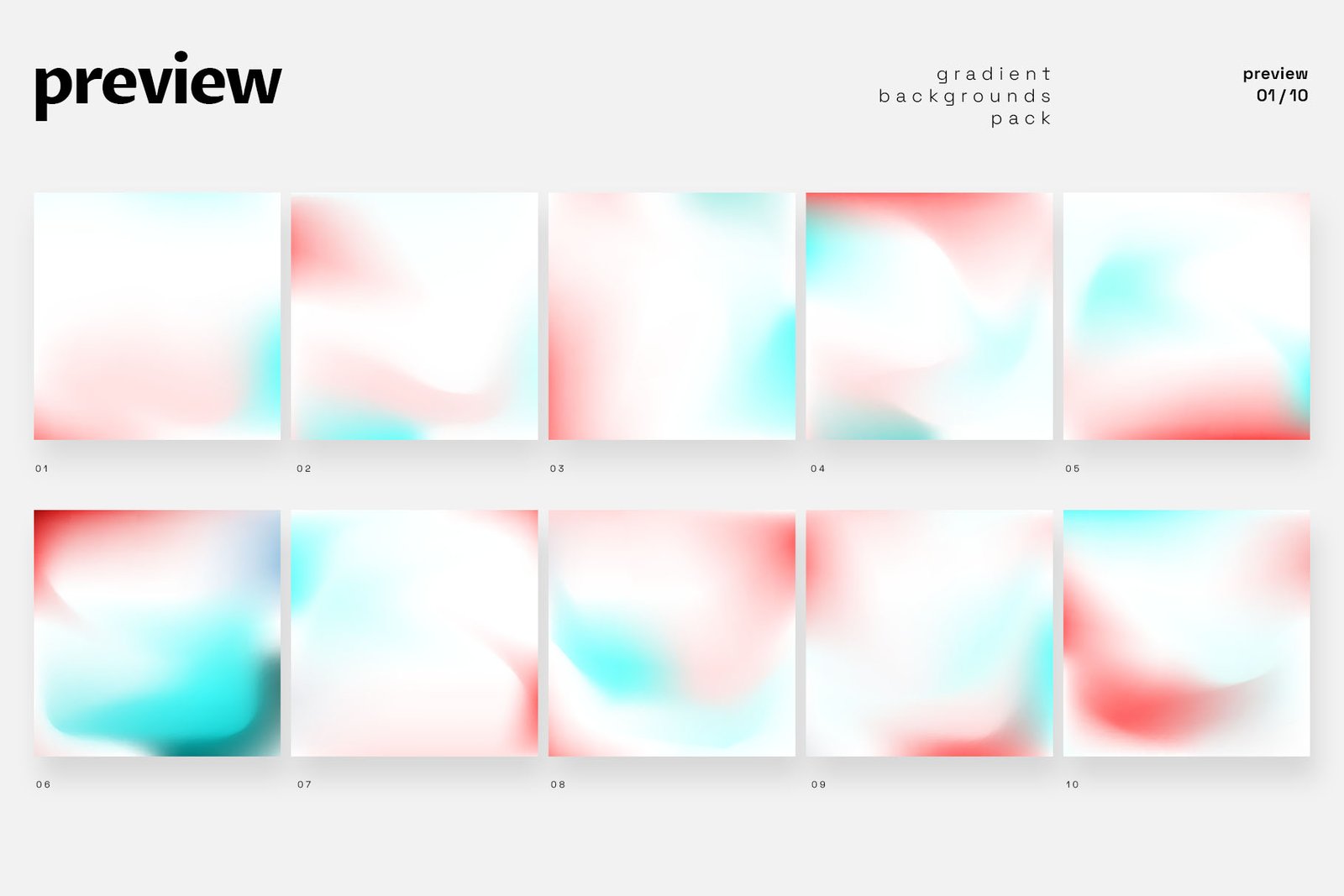 100 Vector Gradients