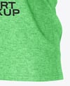 Heather T-Shirt Mockup - Half Side View
