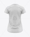 Heather T-Shirt Mockup - Back View