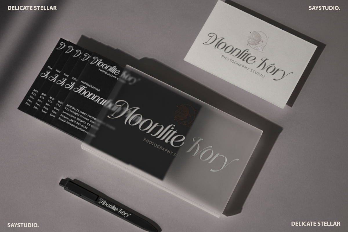 Delicate Stellar - Elegant Italic Font