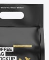 Coffee Bag Mockup – Front and Side View