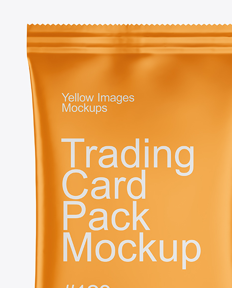 Matte Trading Card Pack Mockup