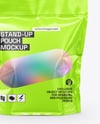 Glossy Stand-up Pouch Mockup
