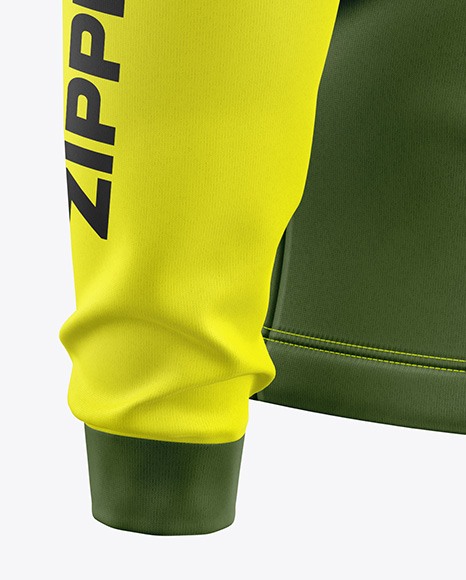 Jersey Mockup - Back Half Side View