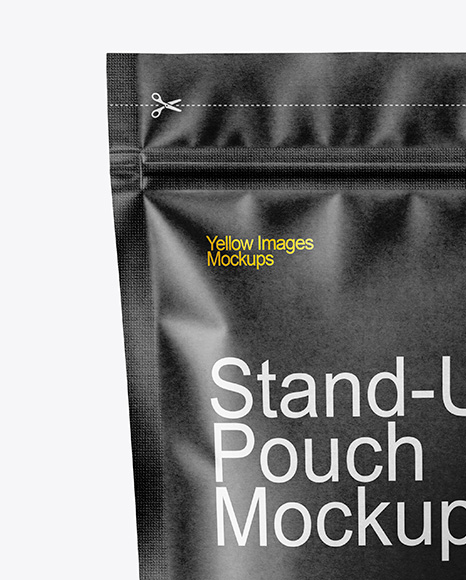 Kraft Stand-Up Pouch Mockup