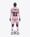 Soccer Kit w/ Mannequin Mockup - Back View