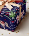 Gift Box with Bow and Confetti Mockup