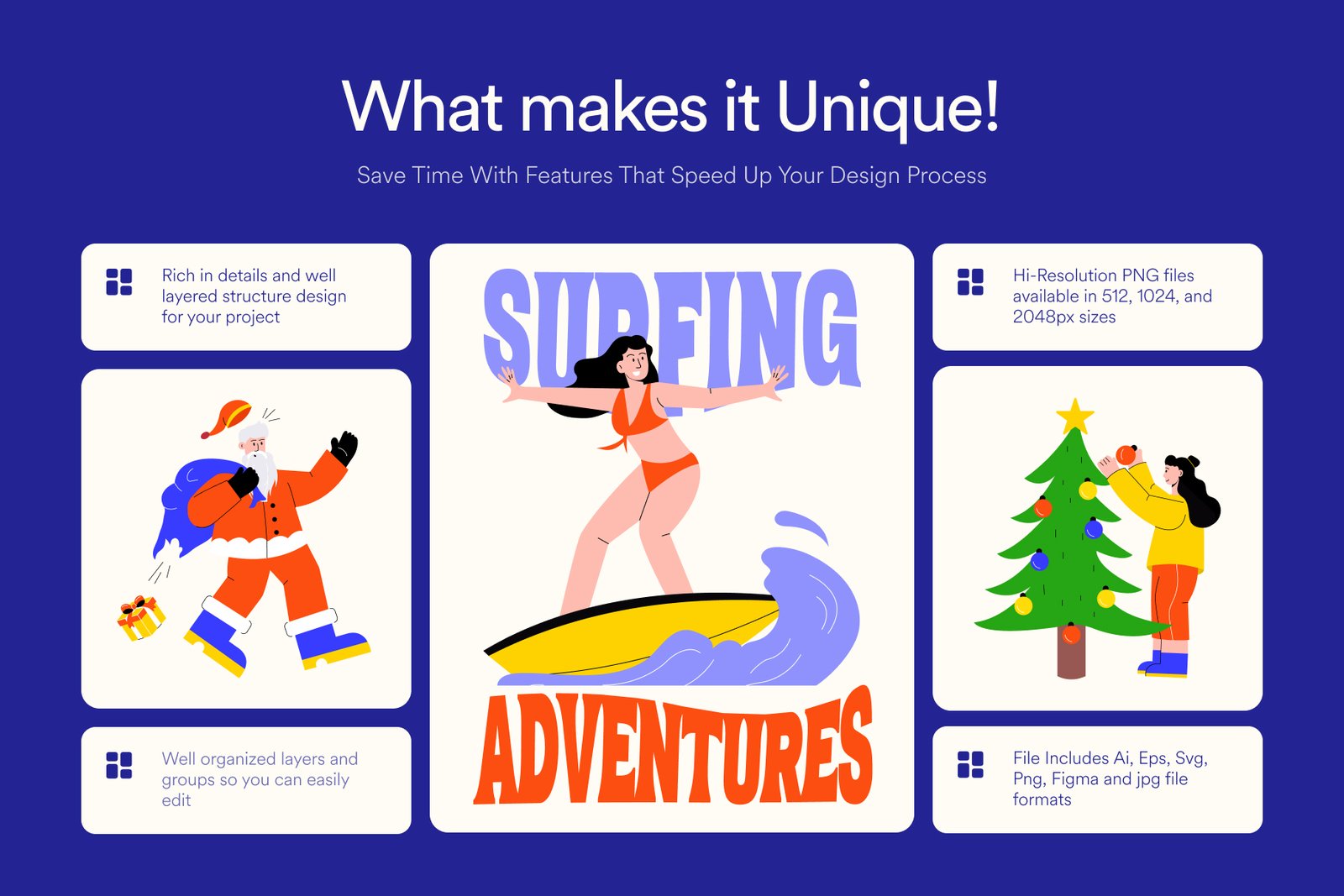 Colorful Life Illustration Collection