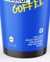 Paper Coffee Cup Mockup – Front View (High-Angle Shot)