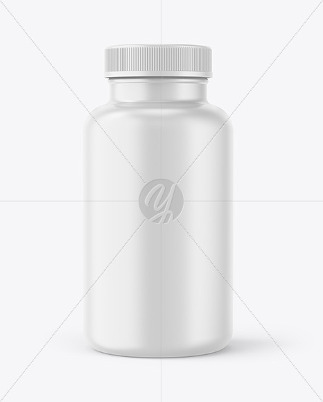 Plastic Pill Bottle Mockup