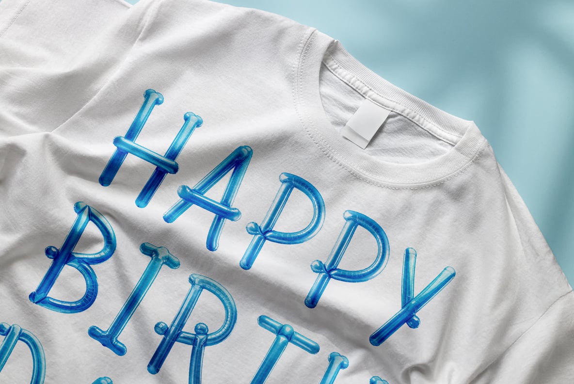 Blue Balloon Font