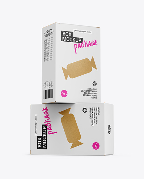 Two Paper Boxes Mockup - Free+Mockup+Designs,+Themes+And+Templates