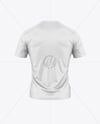 V-Neck Rugby Jersey Mockup - Back View