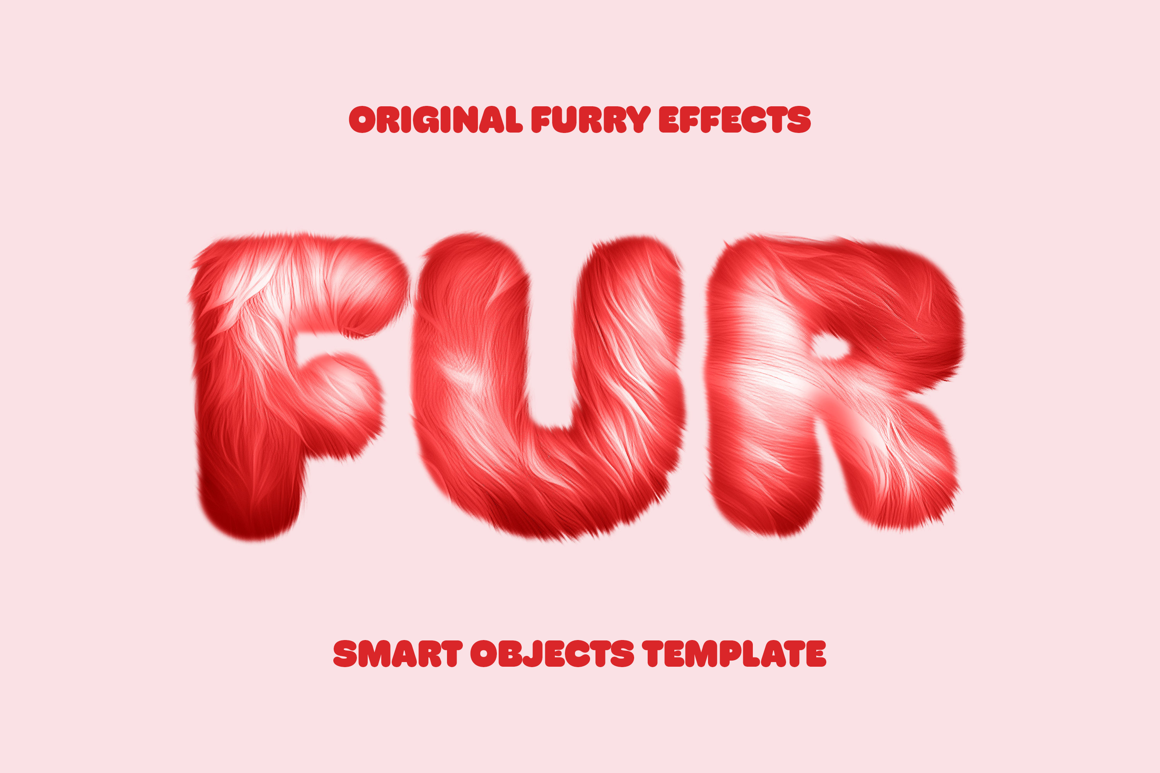 Soft Furry Text Effect