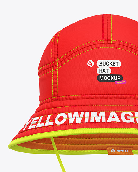 Twill Bucket Hat Mockup