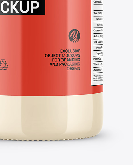 Glossy Bottle Mockup