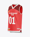 Basketball Jersey Mockup - Half Side View