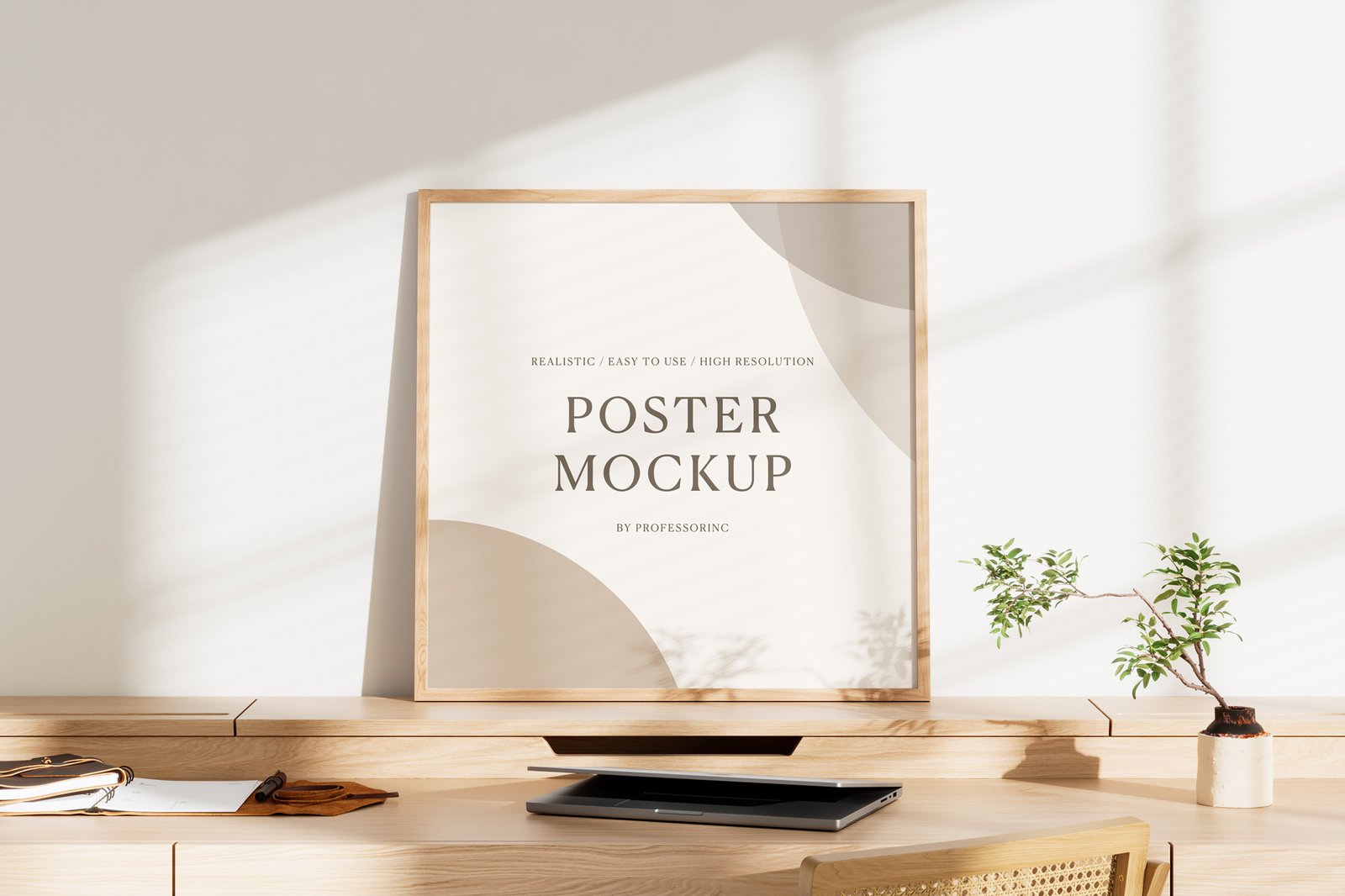 Square Poster Mockup Set