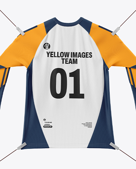 Training Jersey Hanging on a Hooked Frame Mockup